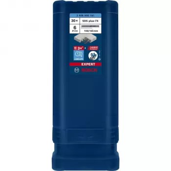 BOSCH EXPERT SDS plus-7X Hammerbohrer 6mm 100mm Arbeitslänge 30-teiliges Set