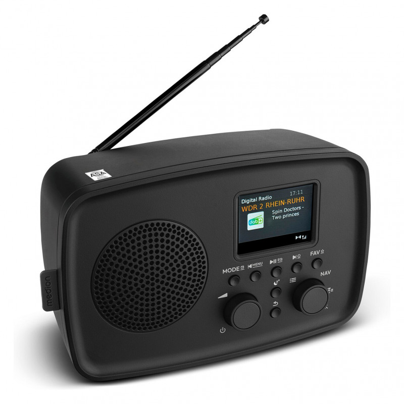 MEDION LIFE DAB+ Radio DRE-1 Schwarz