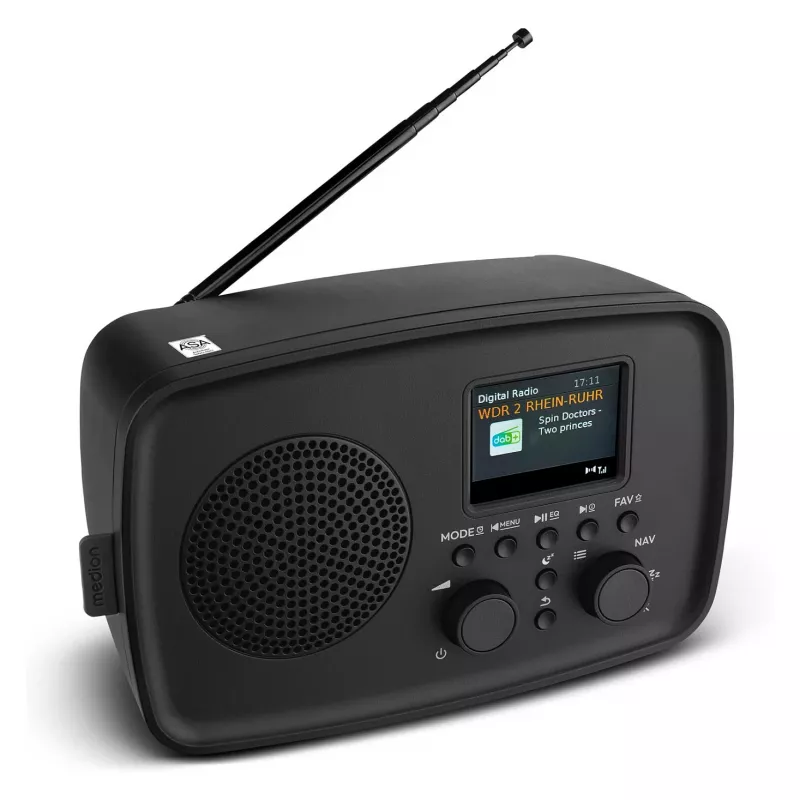 MEDION LIFE DAB+ Radio DRE-1 Schwarz