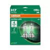 Osram H7 Ultra Life 2er-Pack Halogen-Scheinwerferlampen 12V 55W