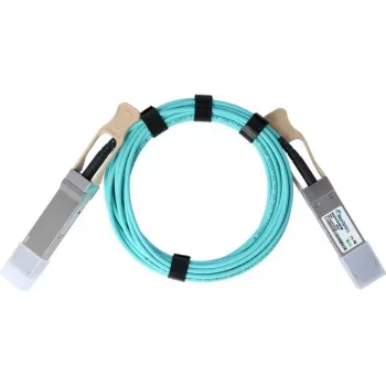 BlueOptics HPE P08300-001 Kompatibles QSFP56 Active Optical Cable (AOC), 200GBASE-SR4, 5m