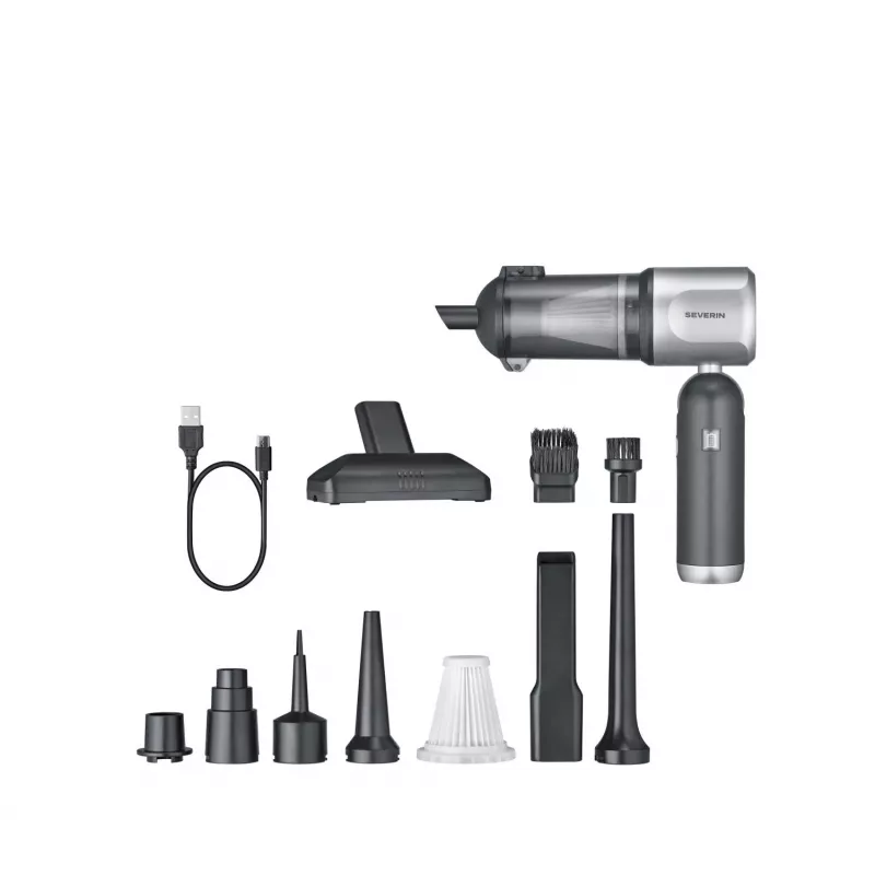 Severin HV 7135 Akku-Handstaubsauger 18,5V Li-Ion 0,2L Schwarz/Rot