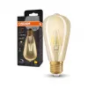 OSRAM LED-Lampe 6,5W 725lm 2400K E27 dimmbar Filament Gold