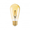 OSRAM LED Lampe 6,5W 725lm 2400K E27 dimmbar Filament Gold