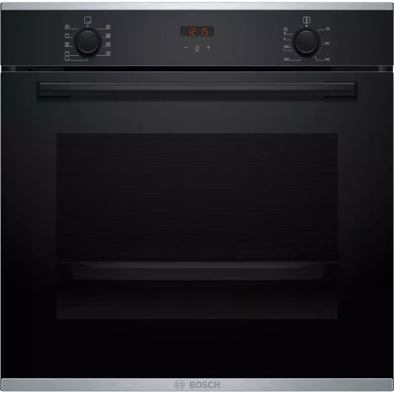 Bosch HBA2340B0 Einbau-Backofen, 71 L, Energieklasse A, Schwarz