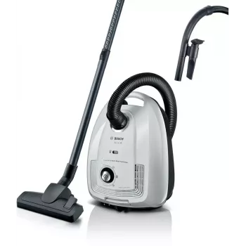 Bosch BGL38WH2 Beutel-Staubsauger, 600 W, Weiß/Anthrazit