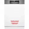 BOSCH SMI6ECS12E Serie 6 Semi-Integrierter Geschirrspüler (Edelstahl gebürstet, 60 cm, Home Connect)