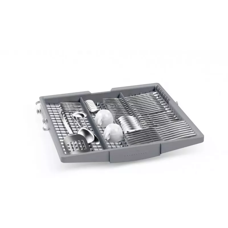BOSCH SMI6ECS12E Serie 6 Semi-Integrierter Geschirrspüler (Edelstahl gebürstet, 60 cm, Home Connect)
