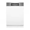 BOSCH SMI2HTS06E teilintegrierter Geschirrspüler, Energieklasse C, 60 cm, 46 dB, 9,5 L, 5 Programme, Vario Körbe, Edelstahl