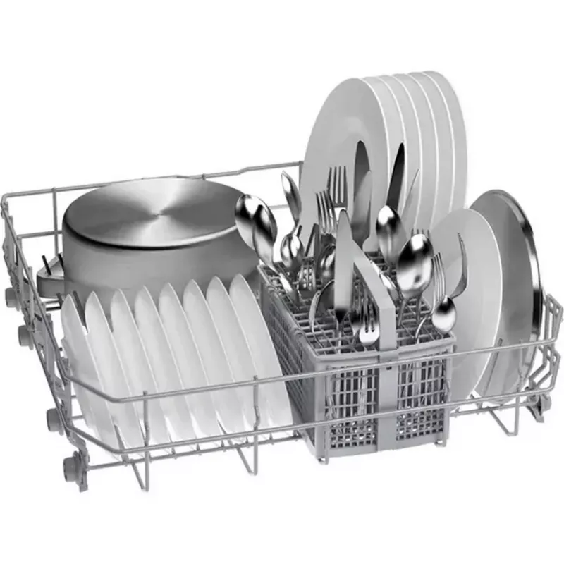 Bosch SMU4HTS74S Semi-Integrierter Geschirrspüler, 13 Maßgedecke, Energieklasse C, 44 dB, Weiß