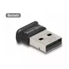 KeySonic Super-Mini-TAS Touchpad-Tastatur mit blauer Hintergrundbeleuchtung, UK-Layout, Schwarz (KSK-3210ELU)