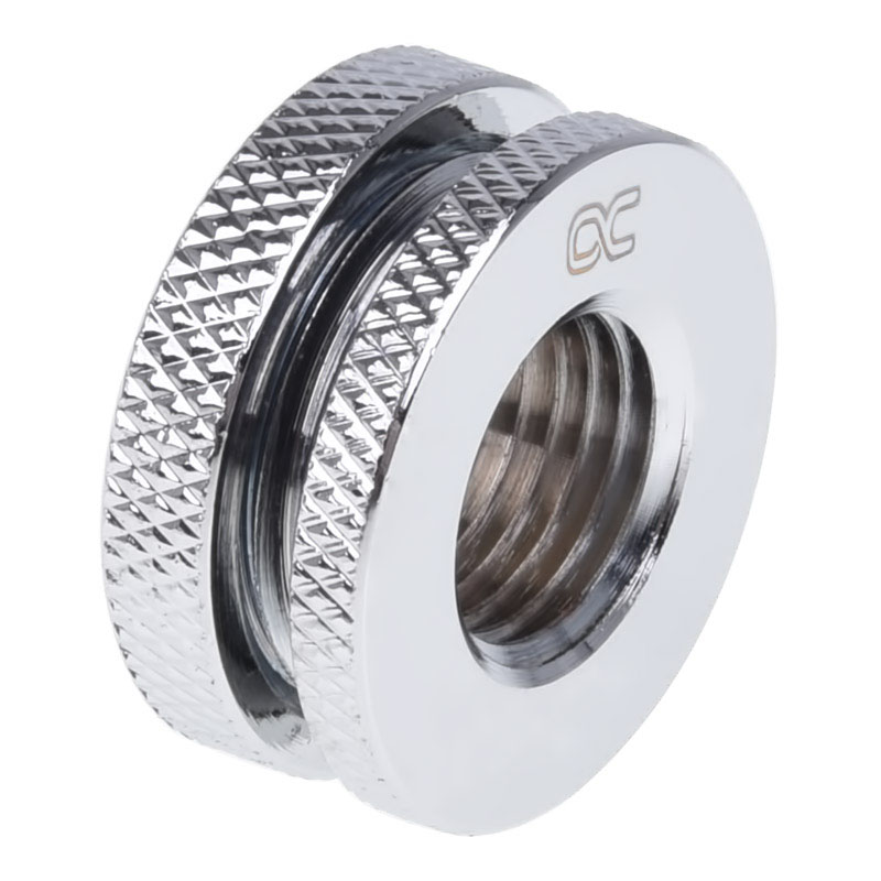 Alphacool HF Bulkhead Fitting, Short Version, G1/4 - Chrome