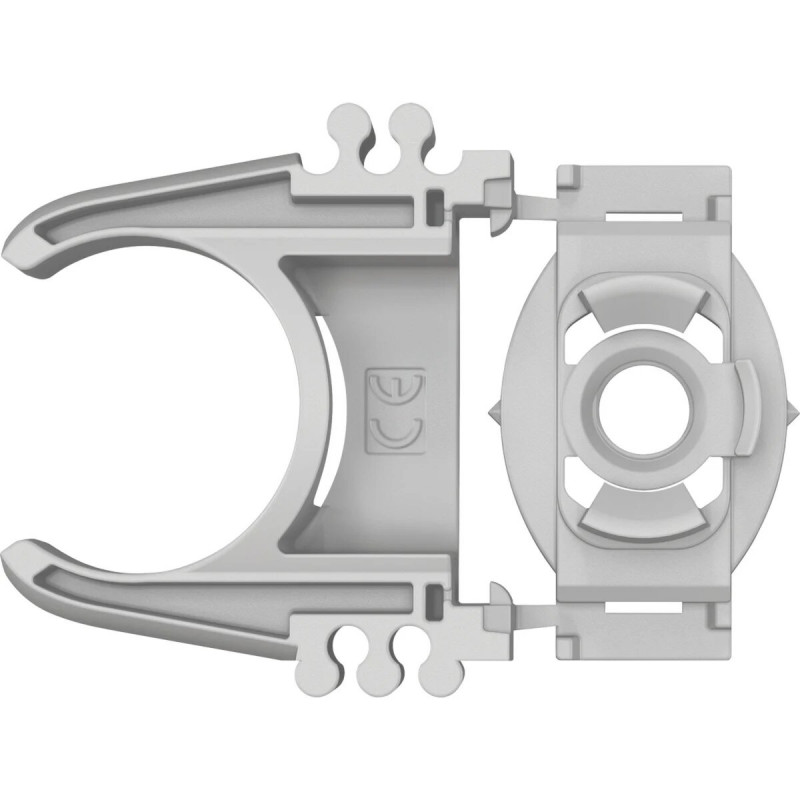 BOSCH PRO EPC-20 Rohrclip, 100 Stück (Hellgrau, für Rohre Ø 20 mm)