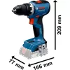 BOSCH Power Tools 18V Professional Combo Kit: Rotary Hammer GBH 18V-22 + Drill Driver GSR 18V-65 + Impact Wrench GDX 18V-285 (Blau/Schwarz, 3x 5,0 Ah Li-Ion Akkus, Werkzeugtasche)