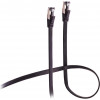 Flexline Patchkabel CAT 8.1 U/FTP PIMF, Flach, hochflexibel, Schwarz, 1,5 m