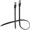 Flexline Patchkabel CAT 8.1 U/FTP PIMF, Flach, hochflexibel, Schwarz, 1,5 m