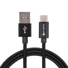 4SMARTS USB-A auf USB-C Kabel RapidCord 2A, 2m, Schwarz