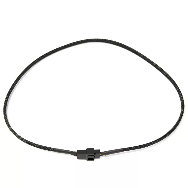 Watercool 4-Pin PWM Verlängerungskabel, Schwarz - 30cm