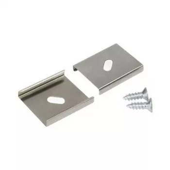 BRUMBERG 53003000 Halter-Set Silber Aluminium Montageset für Einbauleuchten 2-teilig