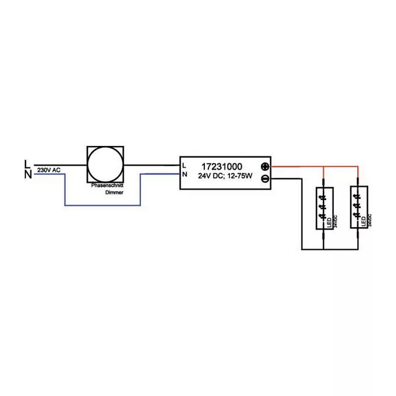 Brumberg 17231000 LED-Netzteil 75W 24V DC Weiß