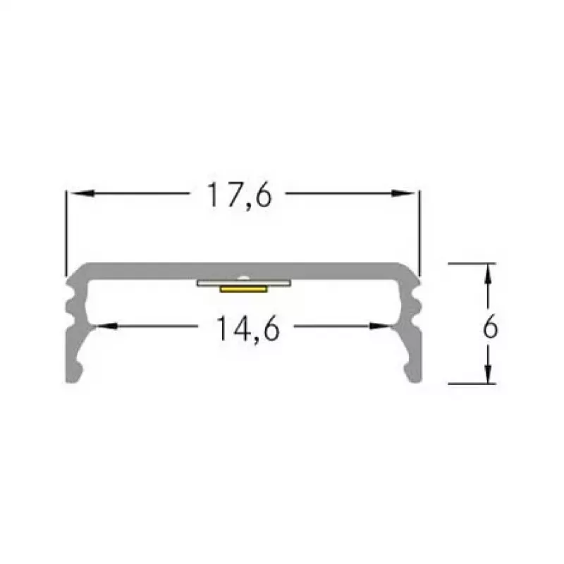 Brumberg 53380261 AB-Profil QUALITYFLEX Aluminium LED-Profil 2000mm