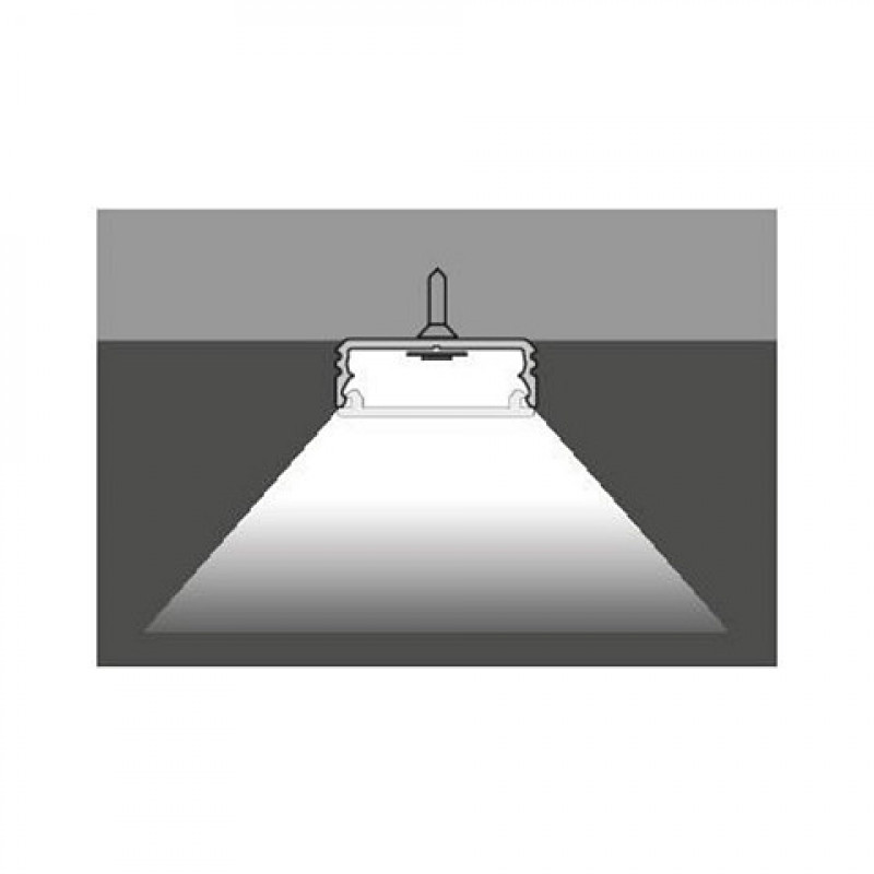Brumberg 53380261 AB-Profil QUALITYFLEX Aluminium LED Profile 2000mm