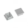 Brumberg 53039260 Endkappen-Set für QUALITYFLEX LED-Profile, Silber, Kunststoff