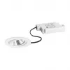 Brumberg 39363173 BB03 Runde Einbau-LED-Strahler Weiß 6W 230V Phasenabschnitt-dimmbar schwenkbar