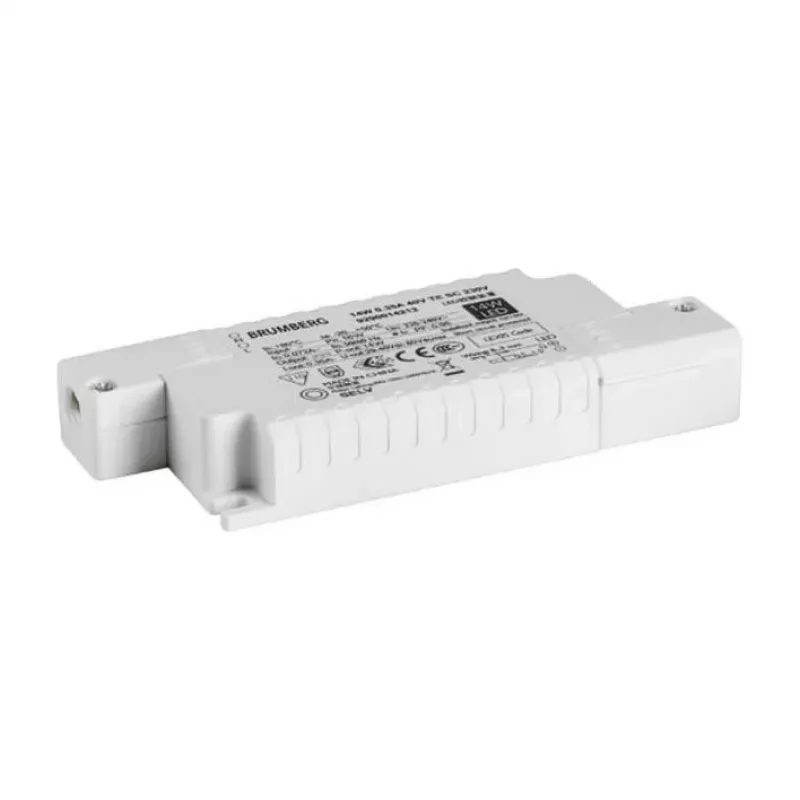 Brumberg 39363183 BB03 Runde Einbau-LED-Strahler-Set, 6W, 230V, schwenkbar, Schwarz, 3000K, phasendimmbar