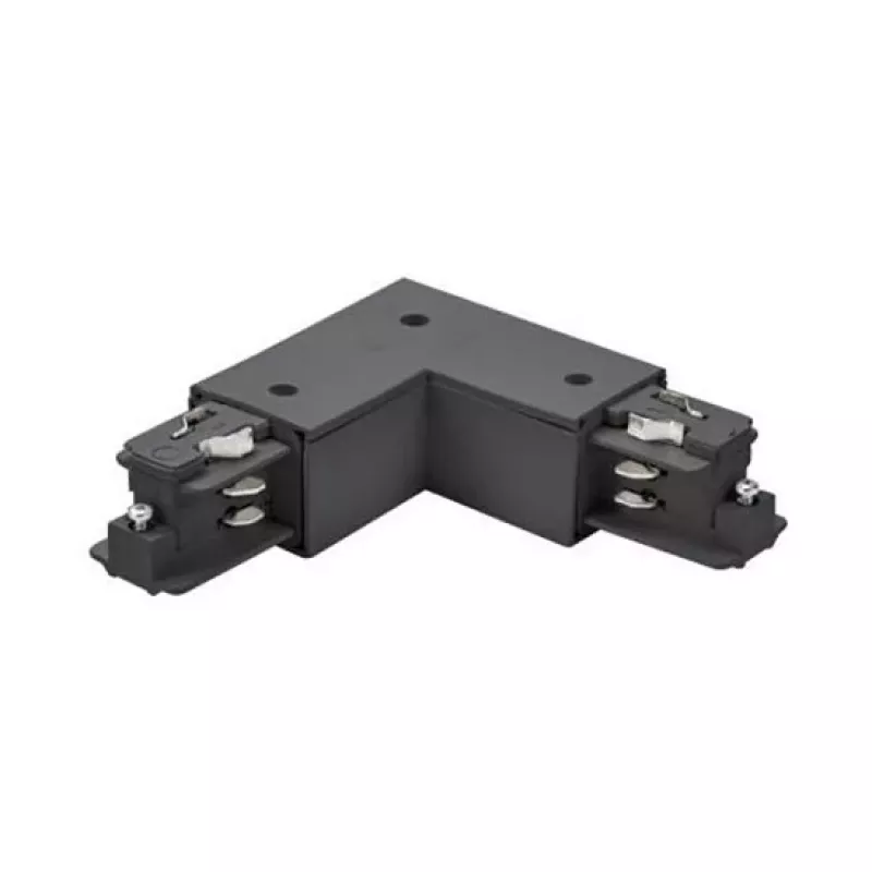Brumberg 87126080 90° Eckverbinder für ONETRACK DALI 3-Phasen-Schienensystem, Schwarz