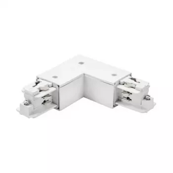 Brumberg 87127070 90° Eckverbinder für ONETRACK DALI 3-Phasen-Schienensystem, Weiß