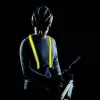 EasyPix StreetGlow L/XL LED-Sicherheitsweste für Erwachsene - Wiederaufladbar, 3 Modi, Schwarz