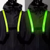 EasyPix StreetGlow L/XL LED-Sicherheitsweste für Erwachsene - Wiederaufladbar, 3 Modi, Schwarz