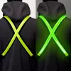 EasyPix StreetGlow L/XL LED-Sicherheitsweste für Erwachsene - Wiederaufladbar, 3 Modi, Schwarz
