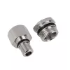 Aqua Computer Adapter Set Straight Eheim 1046 to G1/4 inch Internal Thread - Silver