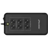 Bluewalker PowerWalker VFD 800 APFC USV - 800 VA / 420 W - 6 Schuko-Steckdosen - Schwarz
