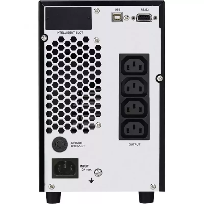 Bluewalker PowerWalker VFI 2000C LCD USV - 1600W / 2000VA - Online Double Conversion - 4x IEC C13 - USB & RS-232 - Tower