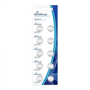 MediaRange MRBAT112 Alkaline Knopfzelle LR54 1,5V 10er-Pack