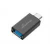 MEDIARANGE MRCS216 USB-A auf USB-C Adapter, Schwarz, 5 Gbit/s