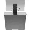 ONKRON Monitor Stand Riser mit Schublade, bis 24 inch, Schwarz, NWSSC24-B
