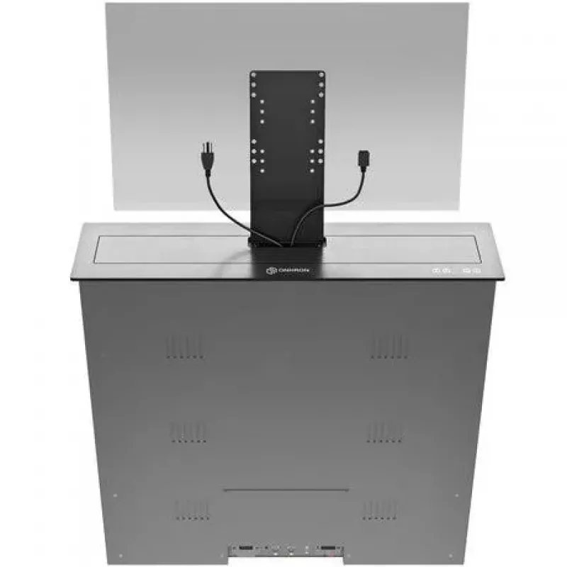 ONKRON Monitor Stand Riser mit Schublade, bis 24 inch, Schwarz, NWSSC24-B