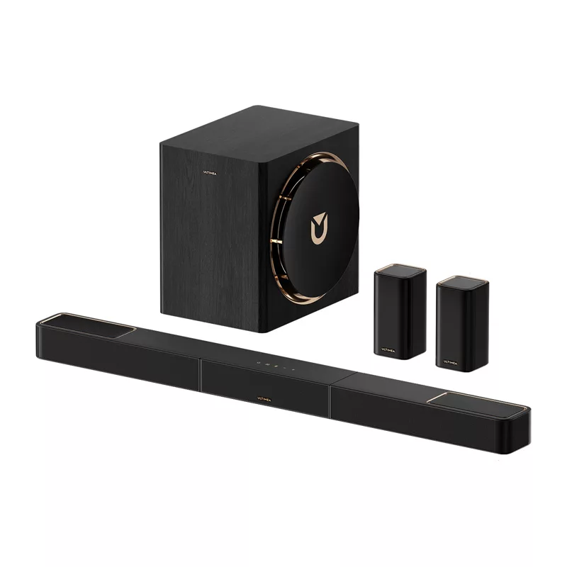 ULTIMEA Ultima Skywave X60 Soundbar 2.1 Kanäle 120W Bluetooth 5.0 HDMI ARC Schwarz
