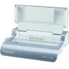 Fellowes Quasar-E 500 Elektrische Comb-Bindemaschine, 20-Blatt-Stanzung, 500-Blatt-Bindekapazität, A4, 21 rechteckige Löcher, verstellbarer Rand, Metall-/Kunststoffgehäuse, großer Abfallbehälter