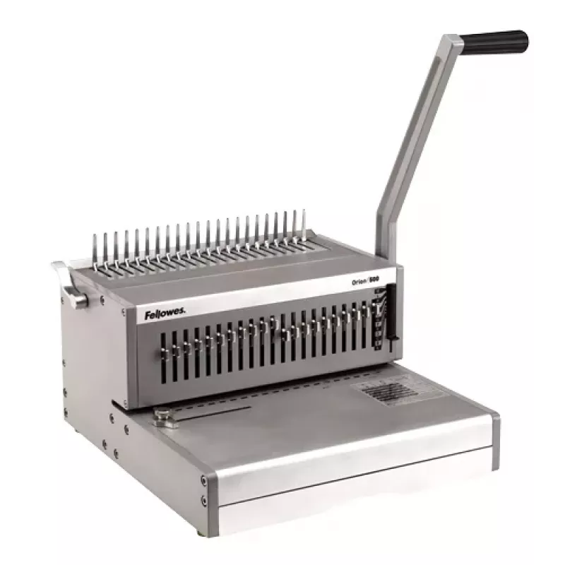 Fellowes Orion 500 Elektrische Comb-Bindemaschine, 30-Blatt-Stanzung, 500-Blatt-Bindekapazität