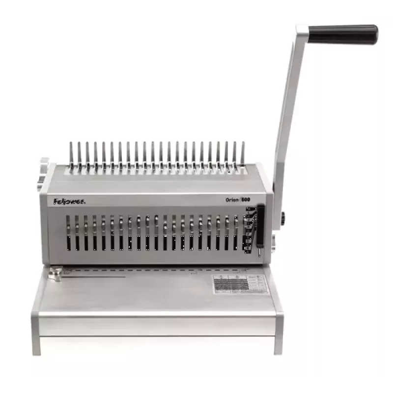 Fellowes Orion 500 Elektrische Comb-Bindemaschine, 30-Blatt-Stanzung, 500-Blatt-Bindekapazität
