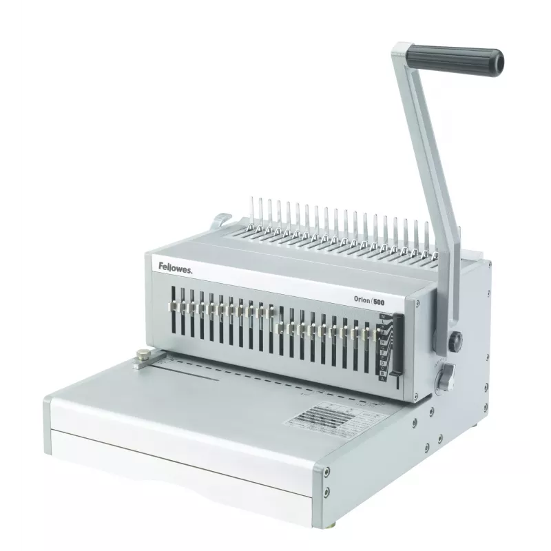 Fellowes Orion 500 Elektrische Comb-Bindemaschine, 30-Blatt-Stanzung, 500-Blatt-Bindekapazität
