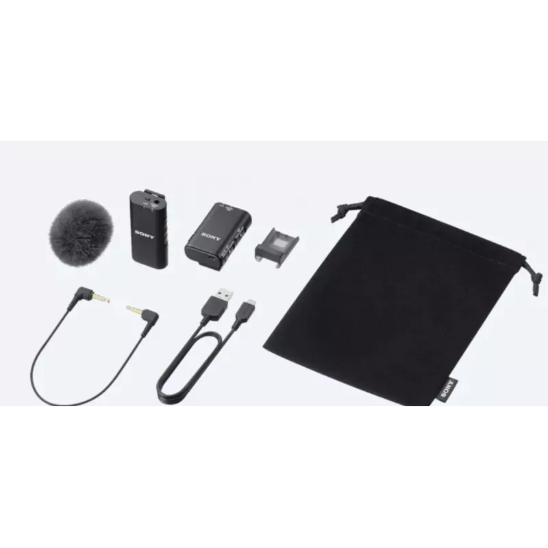 Sony ECM-W2BT Drahtloses Mikrofon für Sony Kameras mit Multi Interface Schuh