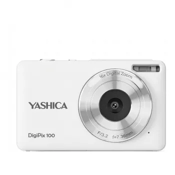 Yashica DigiPix 100 Weiße Digitalkamera