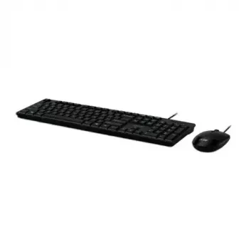 Acer AAK400 Kabelgebundenes Tastatur- und Maus-Set - US-Layout - Schwarz - Retail Pack