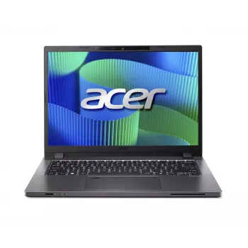 Acer TravelMate TMP214-55-G2-TCO-58UX 14 Zoll WUXGA Intel Core 5 120U 16 GB RAM 512 GB SSD Intel Iris Xe Graphics Windows 11 Pro Grau Englisch Hintergrundbeleuchtete Tastatur